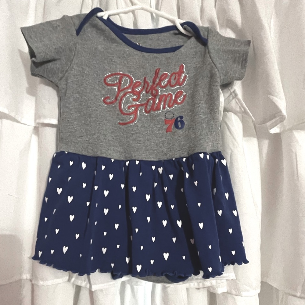Philadelphia 76ers girls, onesie